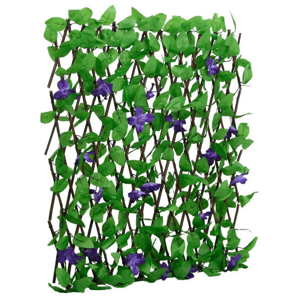 Treliça de hera artificial extensível 180x70 cm verde