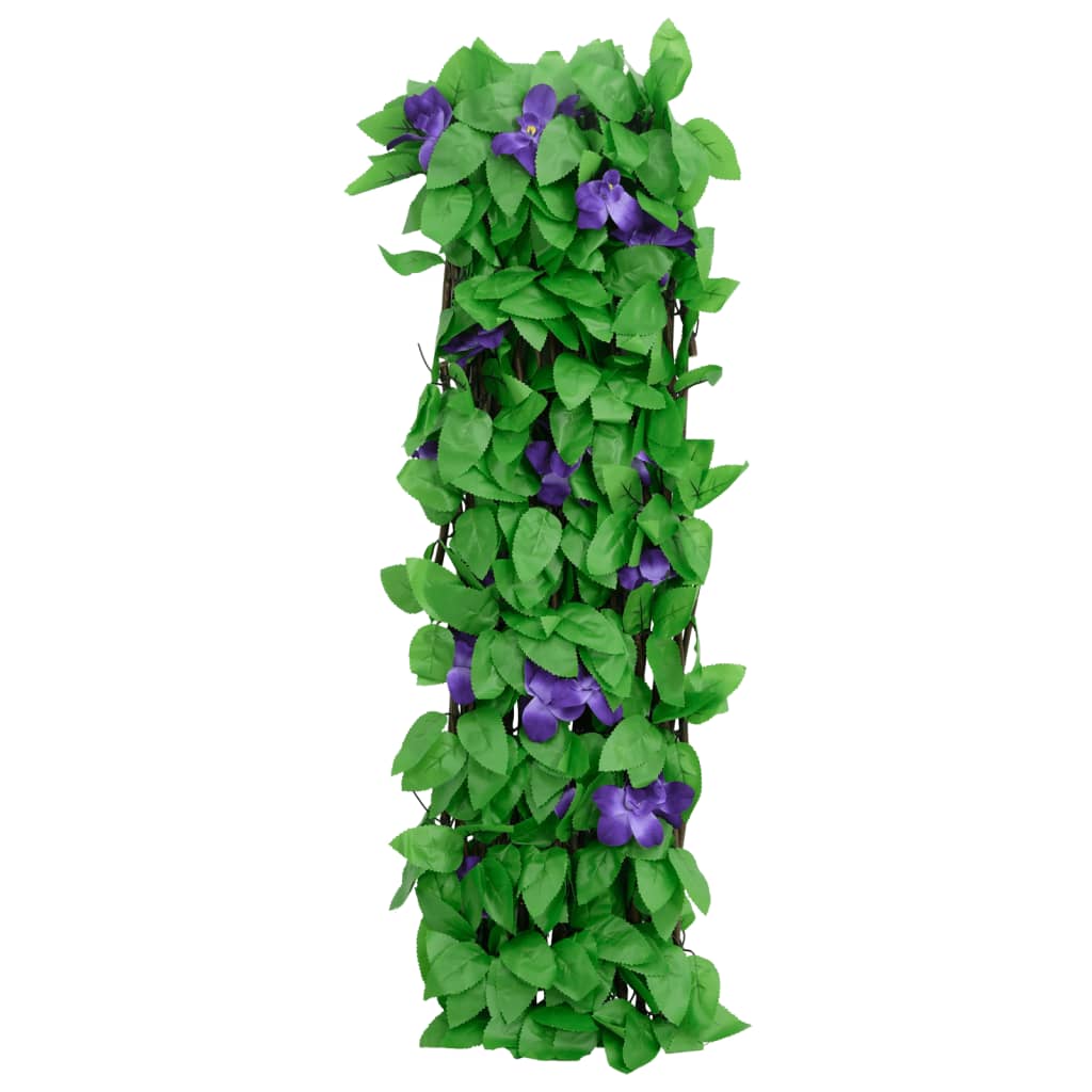 Treliça de hera artificial extensível 180x70 cm verde