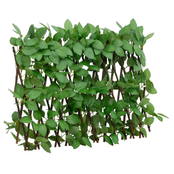  Treliça de hera artificial extensível 180x30 cm verde