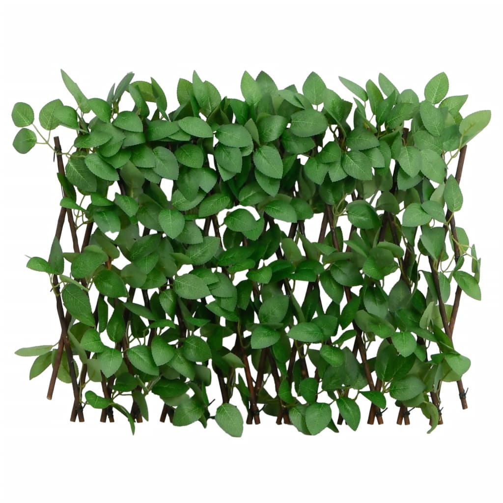  Treliça de hera artificial extensível 180x30 cm verde