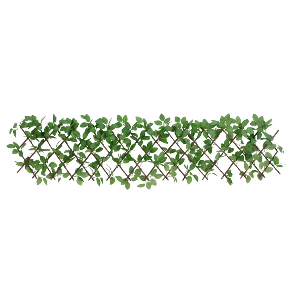  Treliça de hera artificial extensível 180x30 cm verde