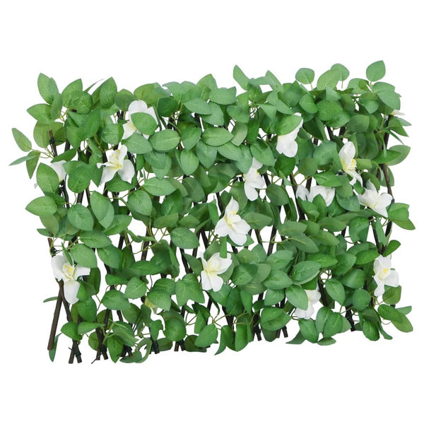  Treliça de hera artificial extensível 180x30 cm verde