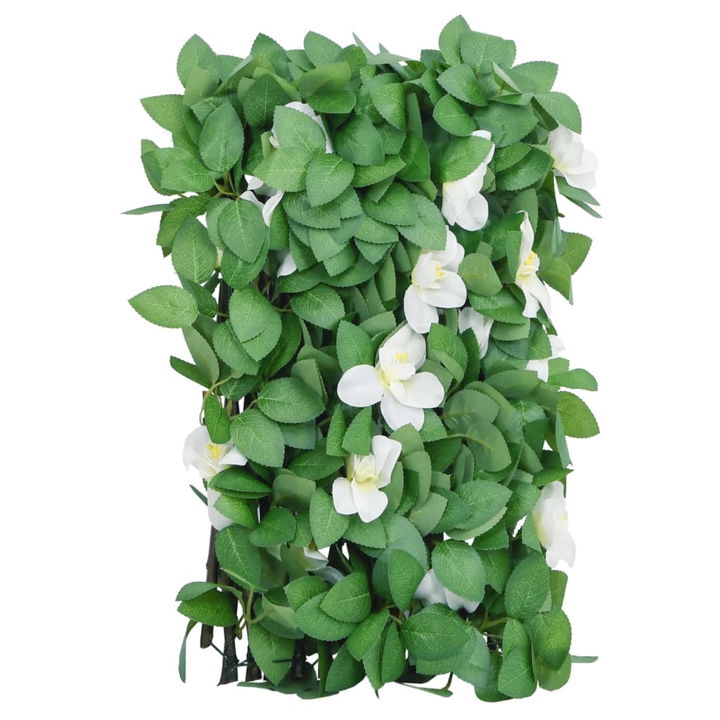  Treliça de hera artificial extensível 180x30 cm verde