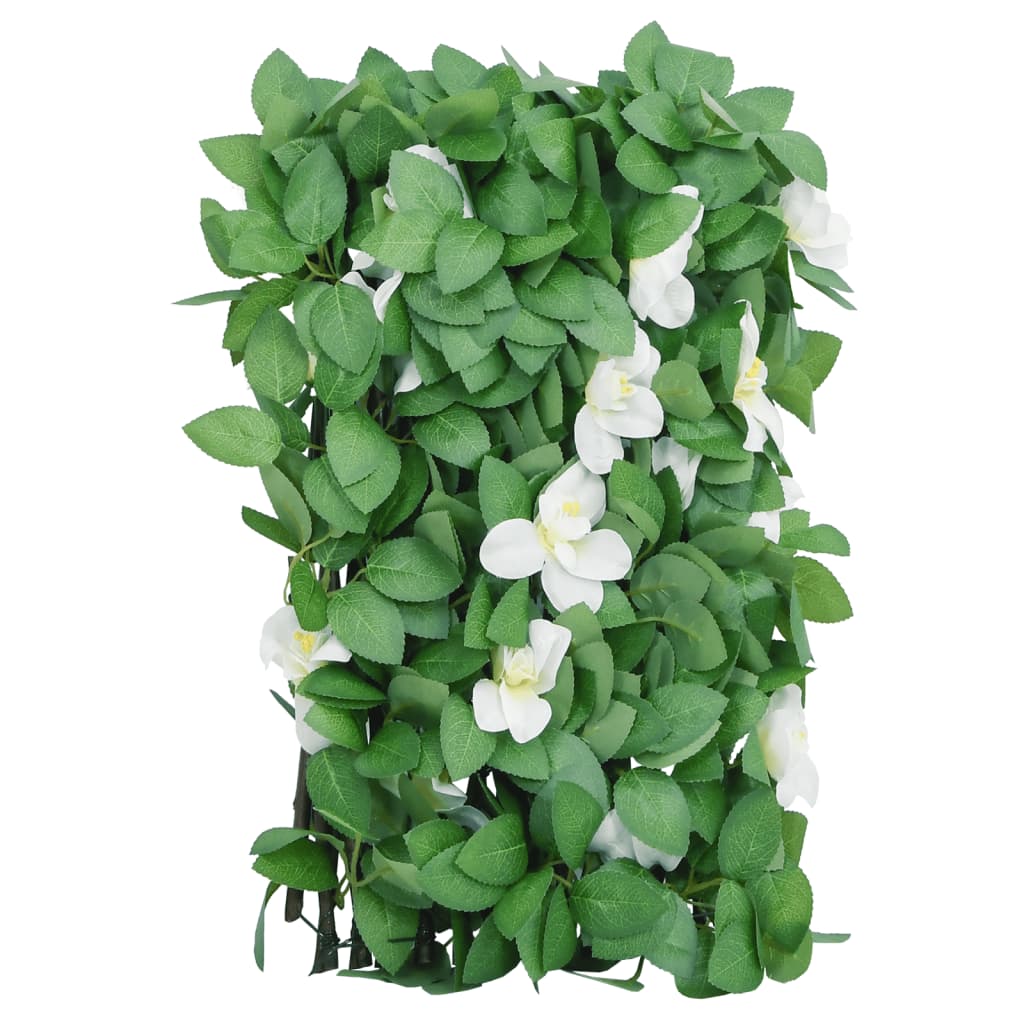  Treliça de hera artificial extensível 5 pcs 180x30 cm verde