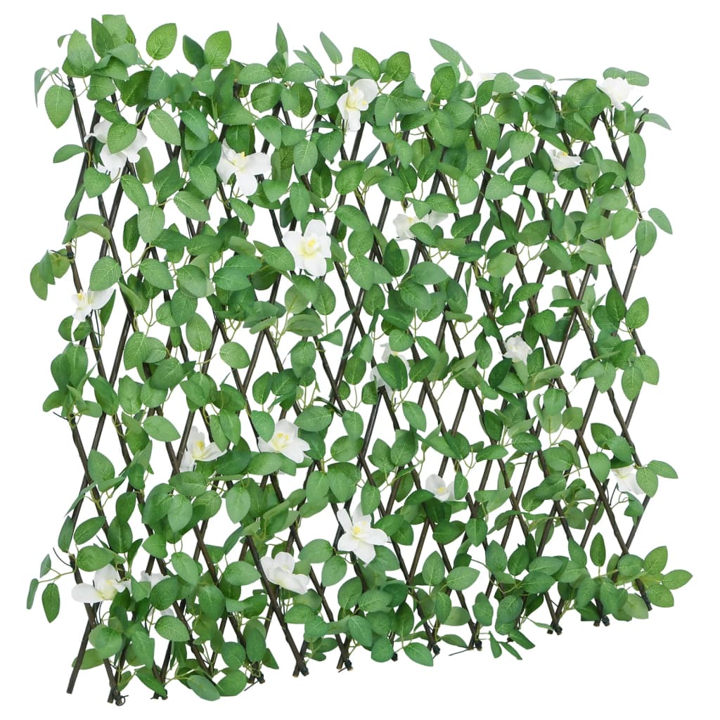 Treliça de hera artificial extensível 186x30 cm verde