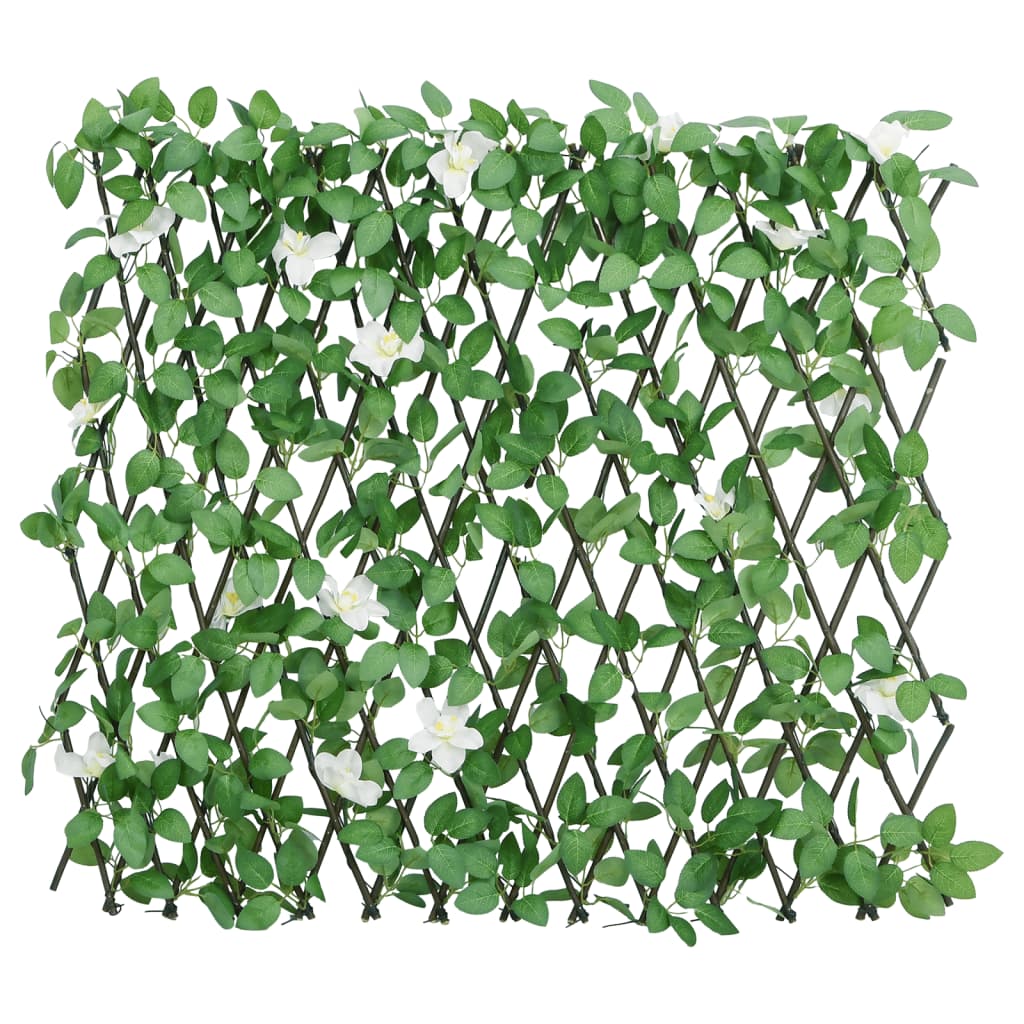 Treliça de hera artificial extensível 186x30 cm verde