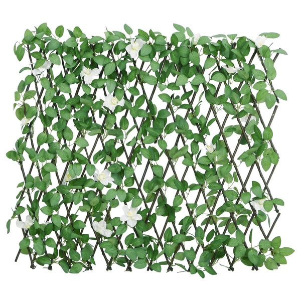 Treliça de hera artificial extensível 186x30 cm verde