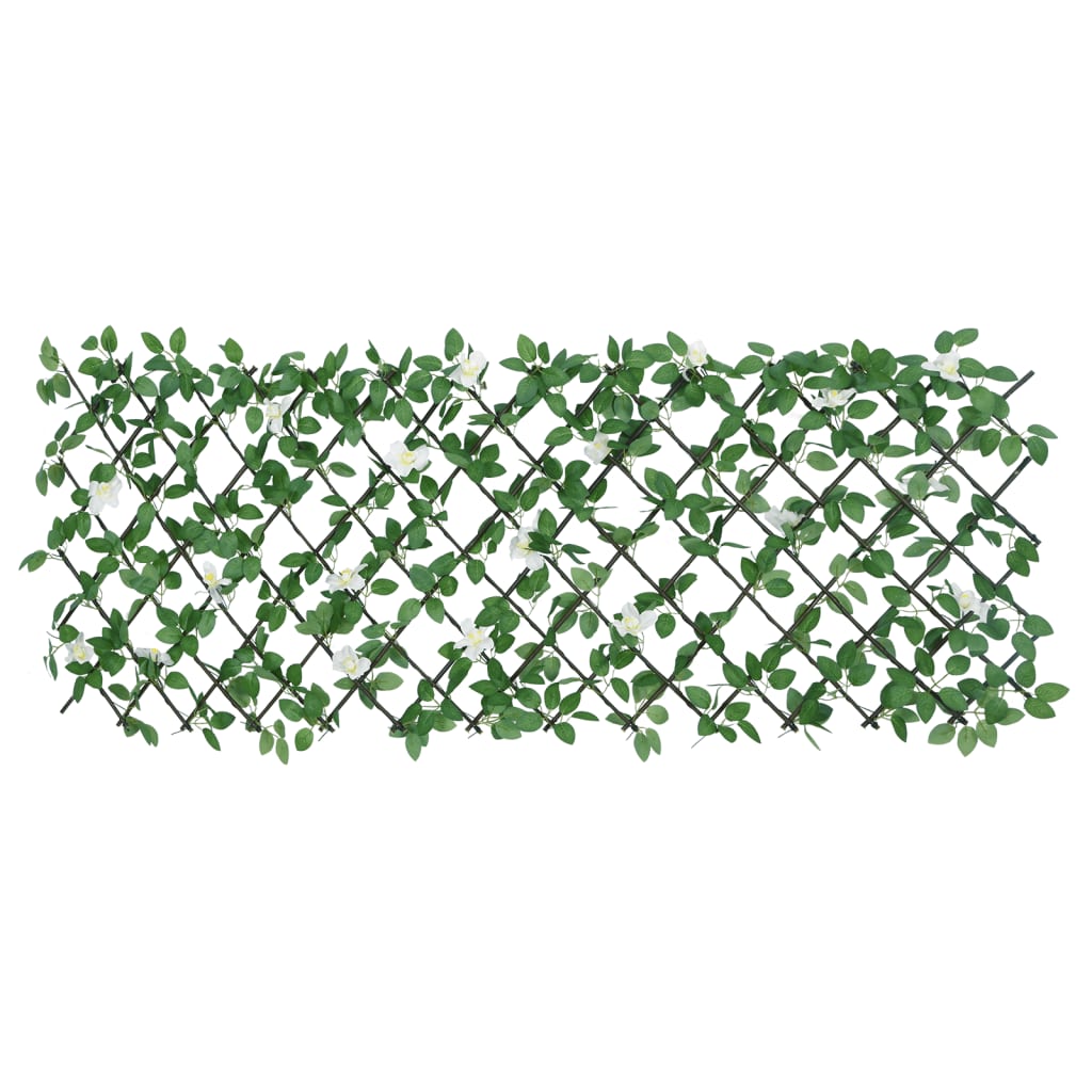 Treliça de hera artificial extensível 186x30 cm verde