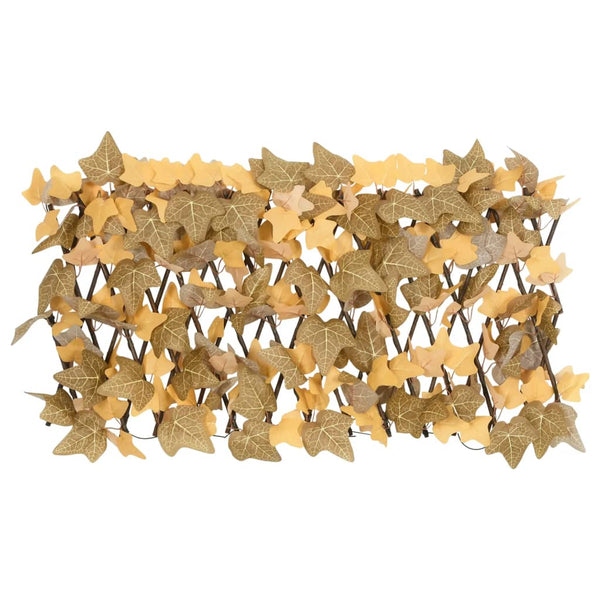 Treliça de ácer artificial extensível 180x30 cm laranja