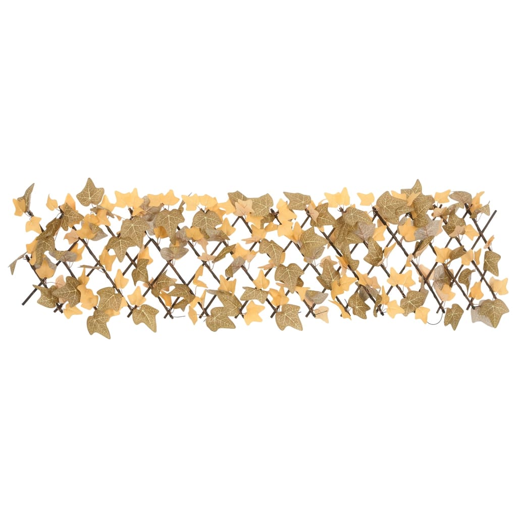 Treliça de ácer artificial extensível 180x30 cm laranja