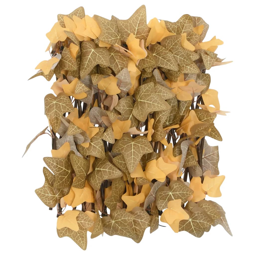Treliça de ácer artificial extensível 180x30 cm laranja