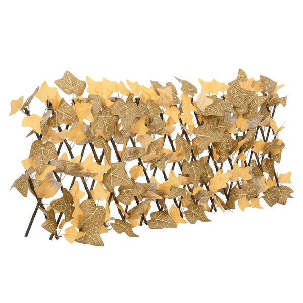 Treliça de ácer artificial extensível 5 pcs 180x30 cm laranja