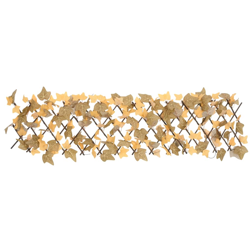 Treliça de ácer artificial extensível 5 pcs 180x30 cm laranja