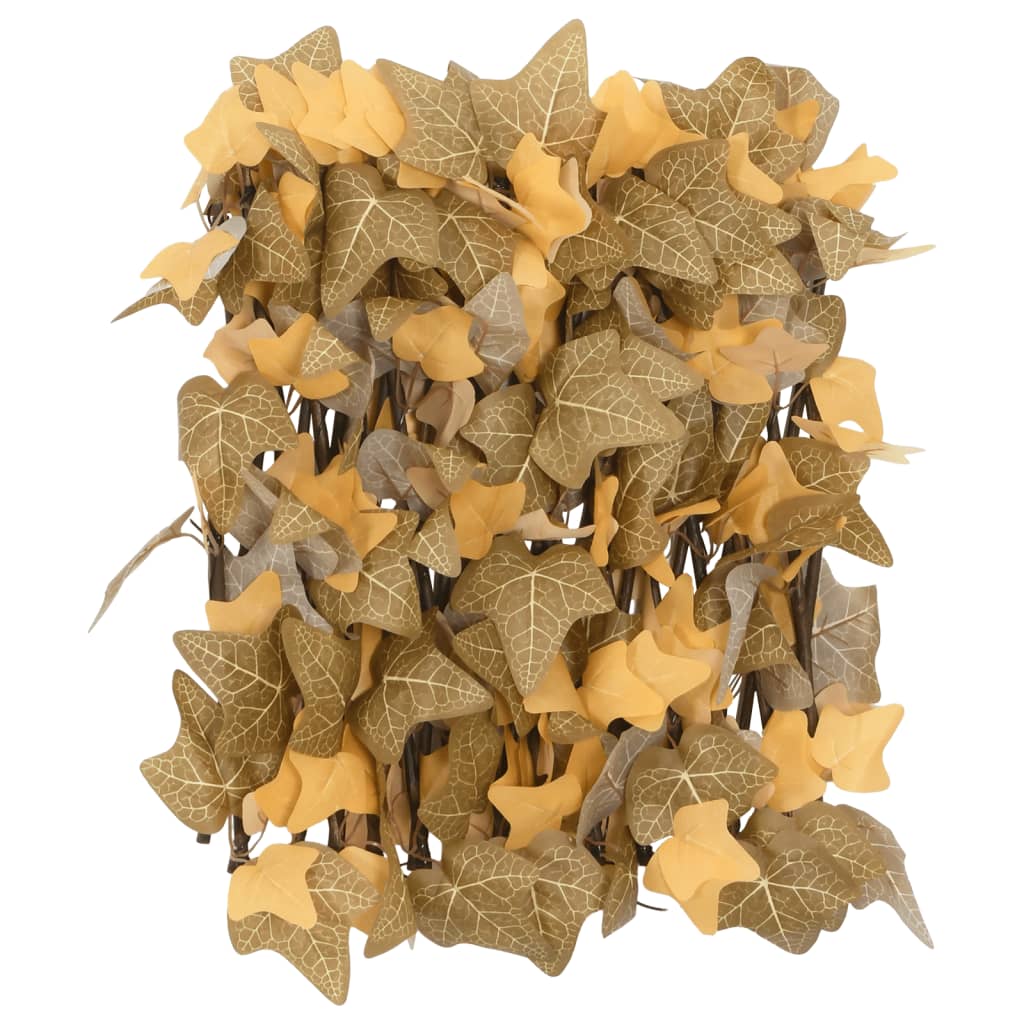 Treliça de ácer artificial extensível 5 pcs 180x30 cm laranja