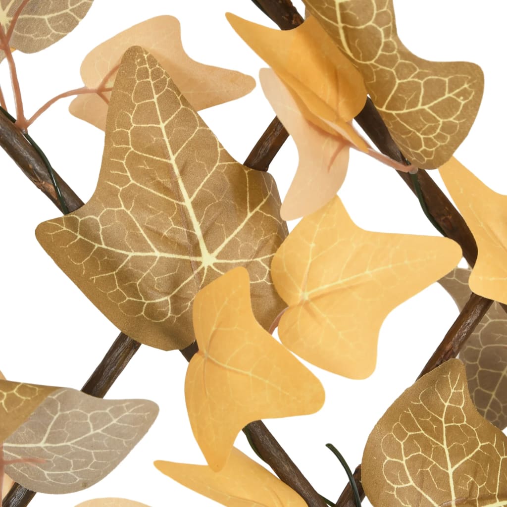 Treliça de ácer artificial extensível 5 pcs 180x30 cm laranja