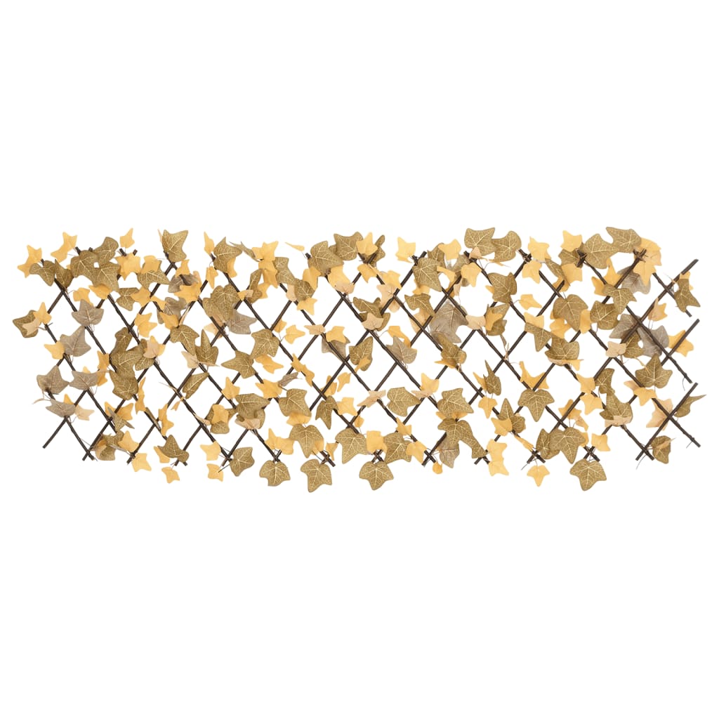 Treliça de ácer artificial extensível 180x60 cm laranja