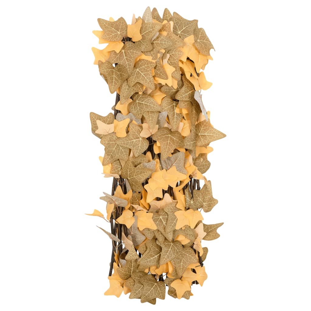 Treliça de ácer artificial extensível 180x60 cm laranja