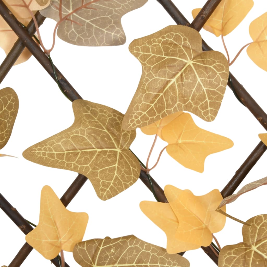 Treliça de ácer artificial extensível 180x60 cm laranja