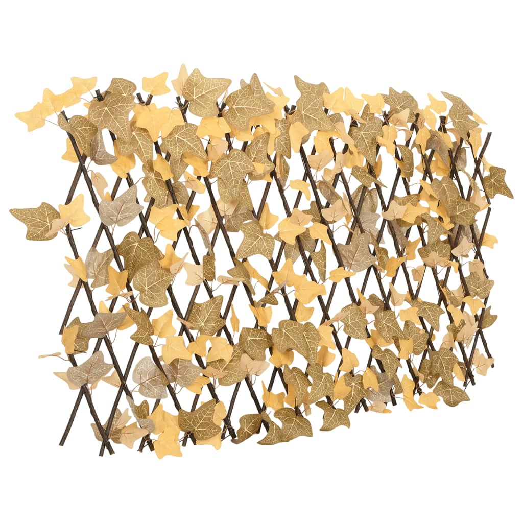 Treliça de ácer artificial extensível 5 pcs 180x60 cm laranja