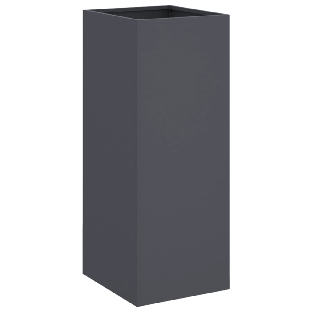 Vaso/floreira 32x29x75 cm aço antracite
