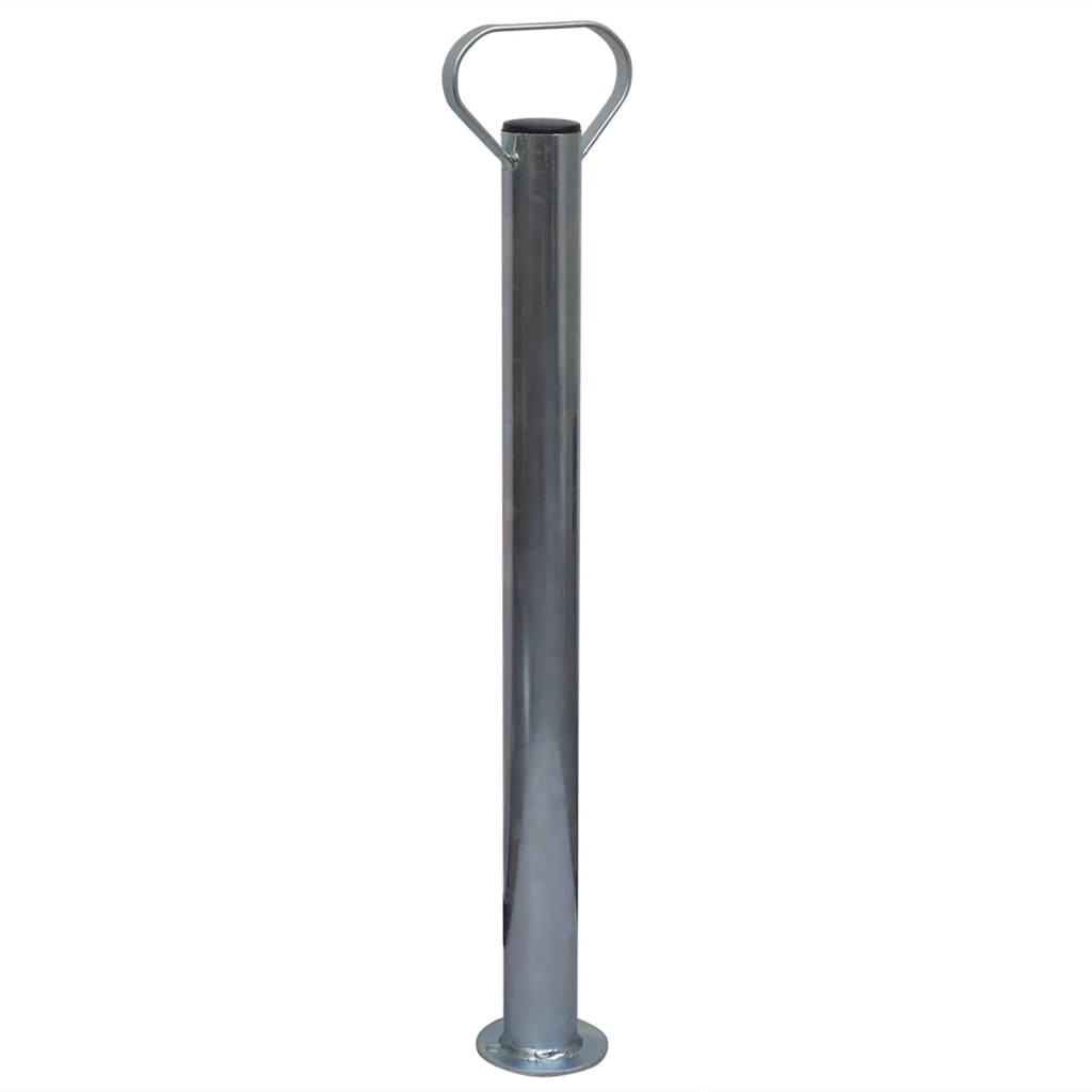 Roda jóquei reboque 2 tubos suporte/2 braçadeiras divisão 60mm