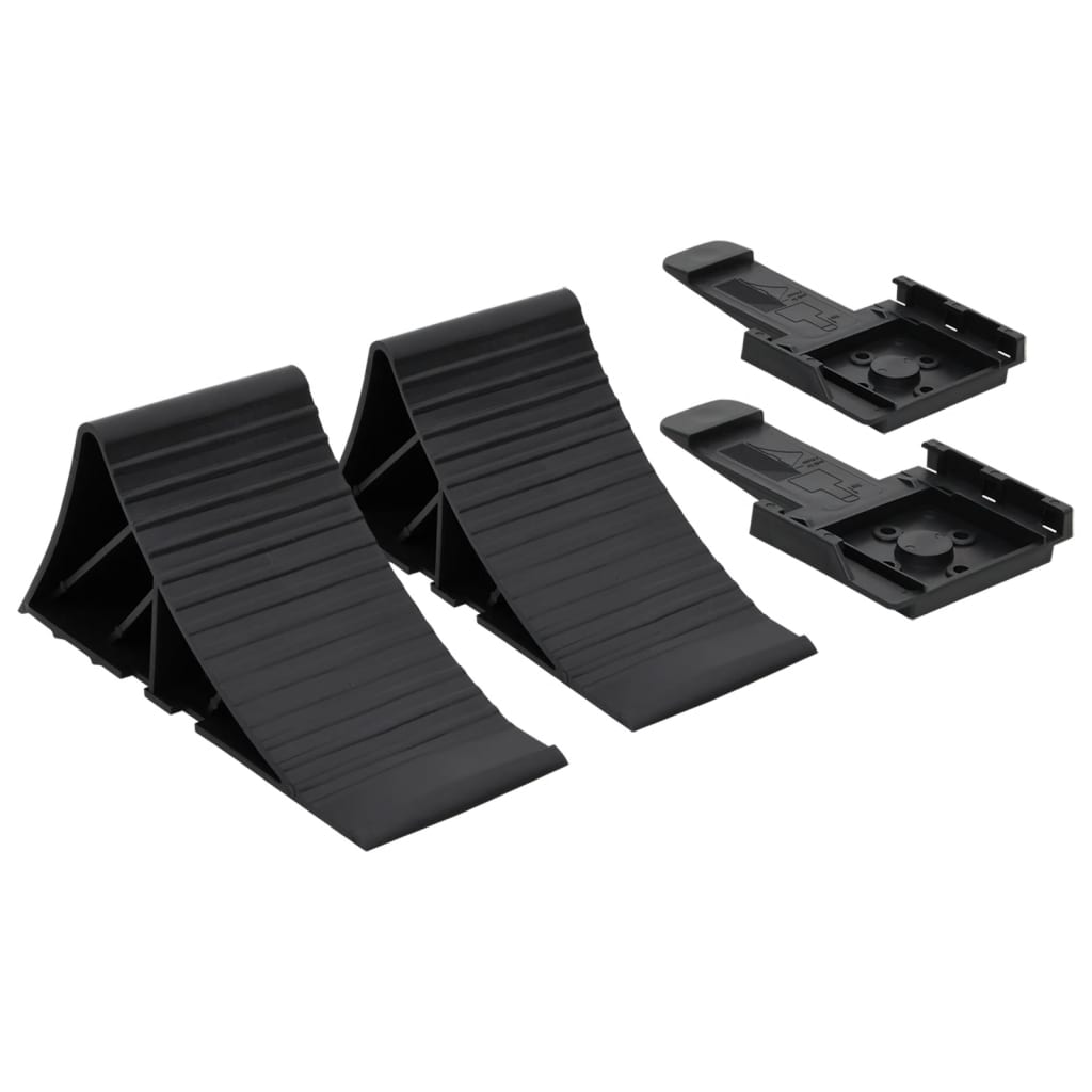 Roda jóquei reboque 2 tubos suporte/2 braçadeiras divisão 60mm