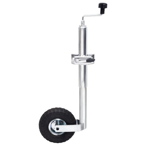 Roda jóquei com calços e 1 braçadeira de divisão 48 mm