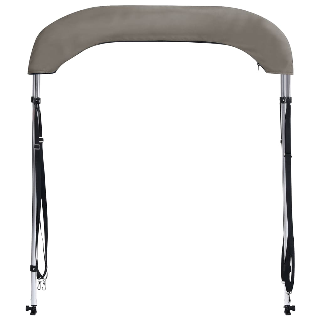 Toldo de 2 arcos Bimini 150x120x110 cm cinzento