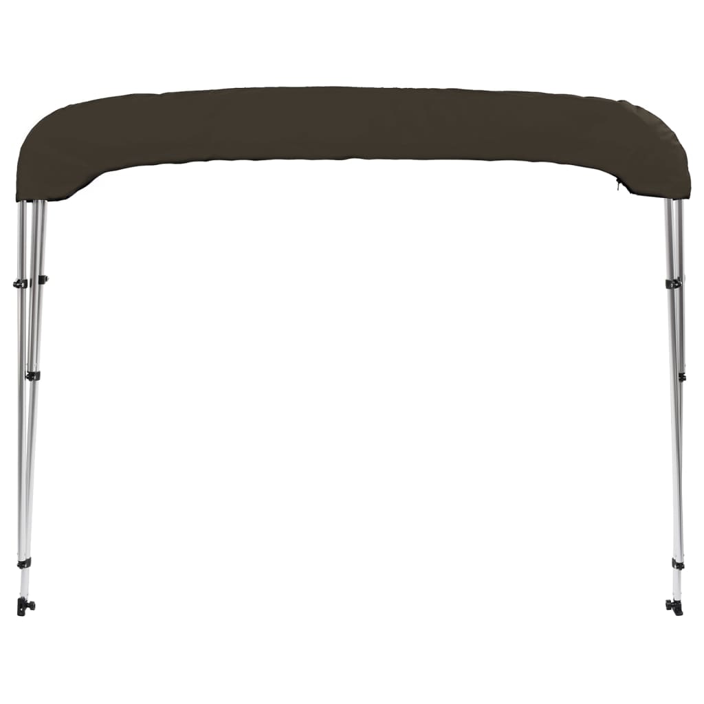Toldo de 3 arcos Bimini 183x160x137 cm preto