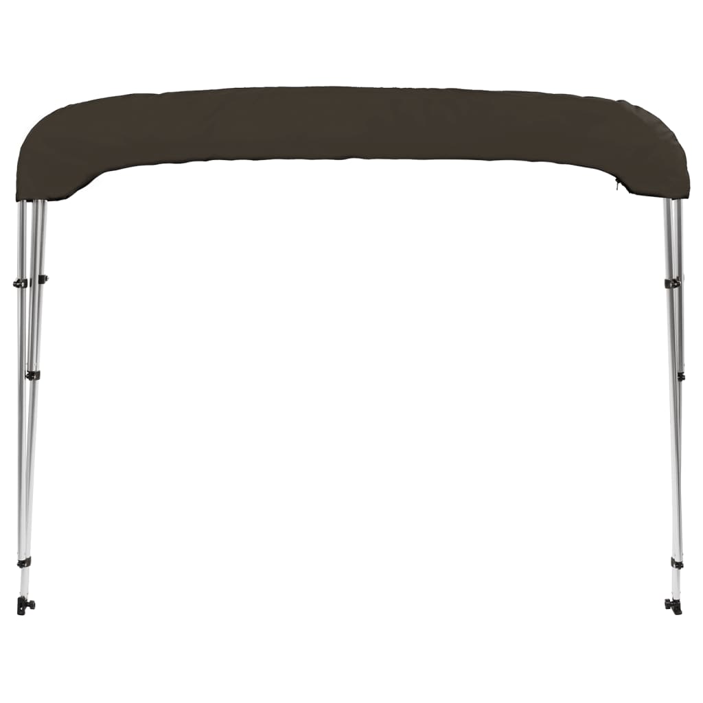 Toldo de 3 arcos Bimini 183x196x137 cm preto