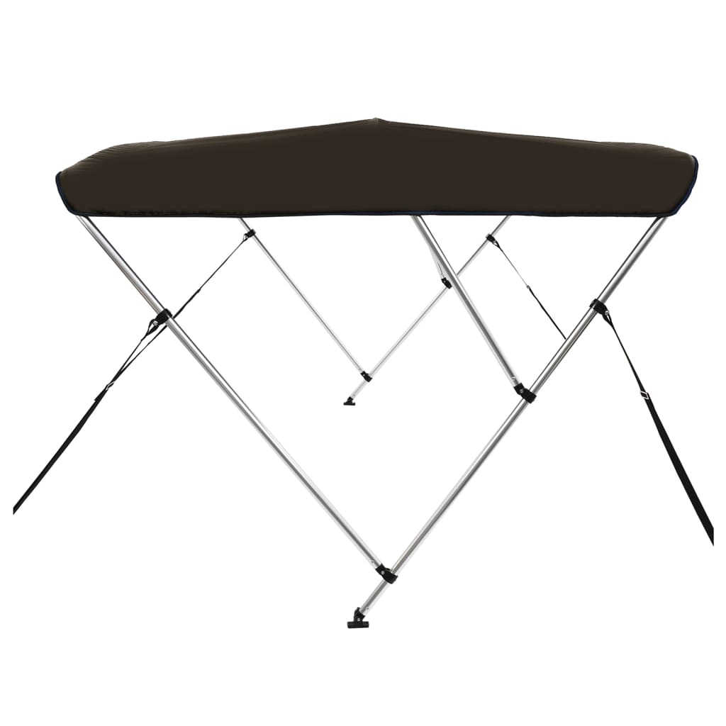 Toldo de 3 arcos Bimini 183x196x137 cm preto