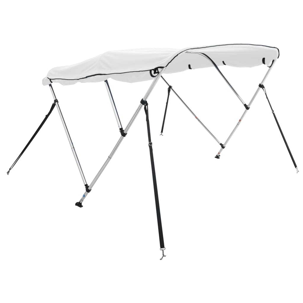 Toldo de 3 arcos Bimini c/ paredes laterais 183x(137-152)x137cm