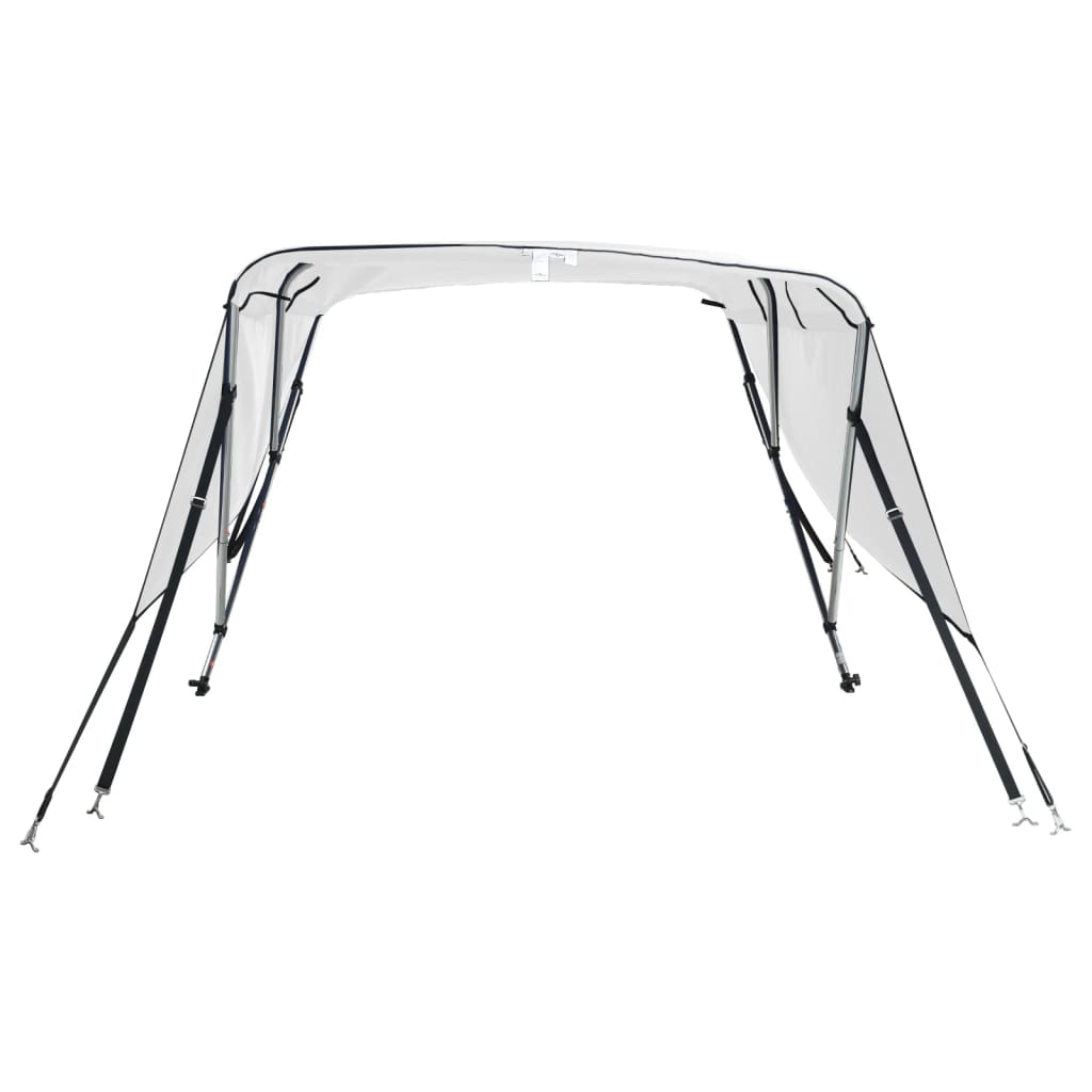 Toldo de 3 arcos Bimini c/ paredes laterais 183x(137-152)x137cm