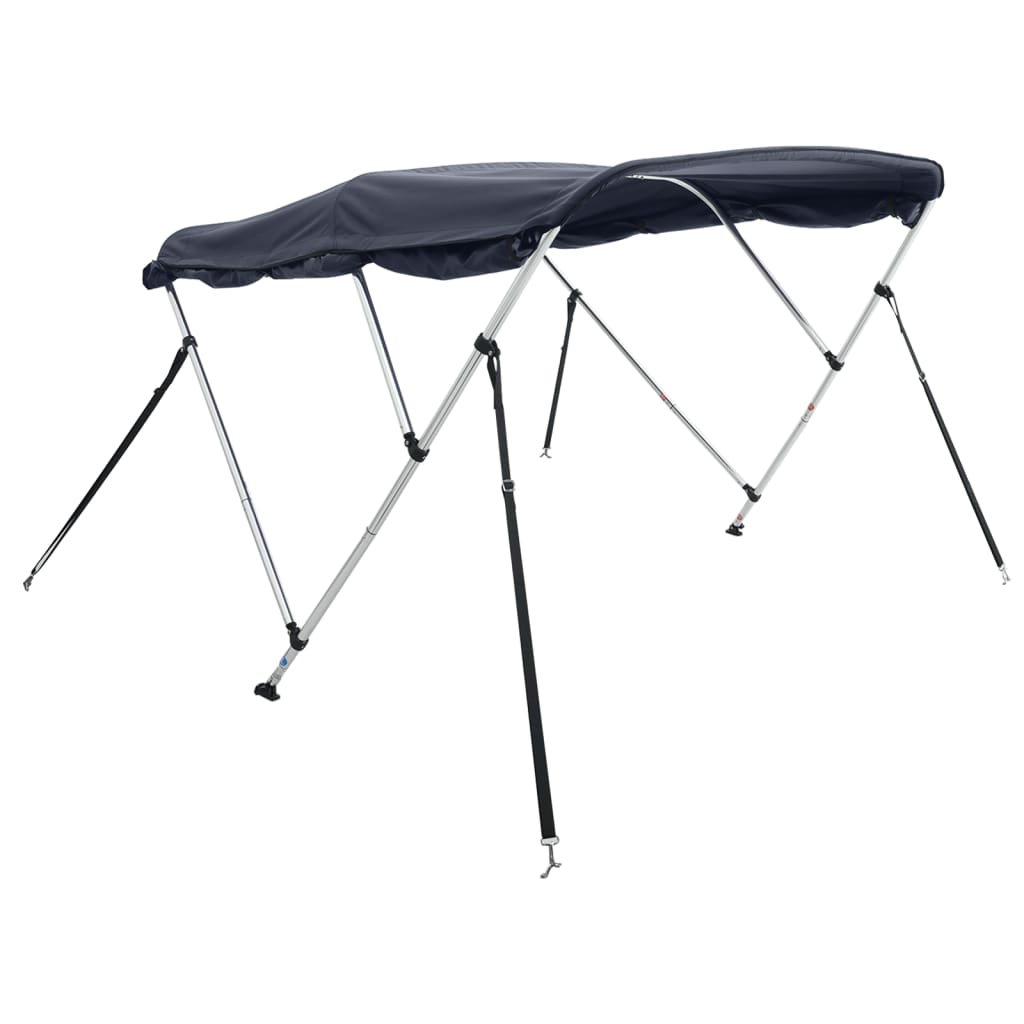 Toldo de 3 arcos Bimini c/ paredes laterais 183x(137-152)x137cm