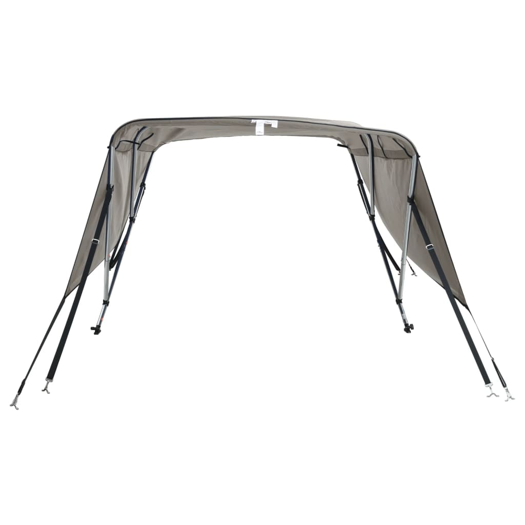 Toldo de 3 arcos Bimini c/ paredes laterais 183x(137-152)x137cm