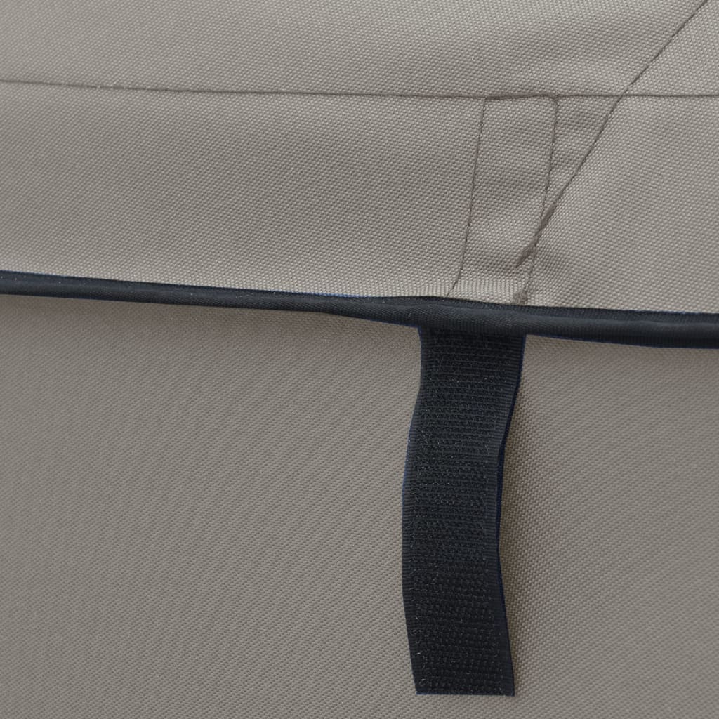 Toldo de 3 arcos Bimini c/ paredes laterais 183x(137-152)x137cm