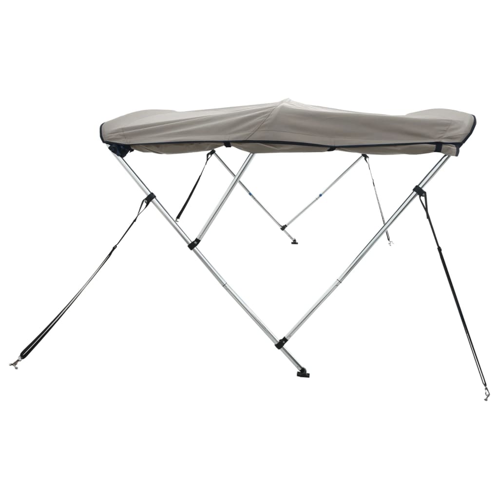 Toldo de 3 arcos Bimini c/ paredes laterais 183x(185-198)x137cm