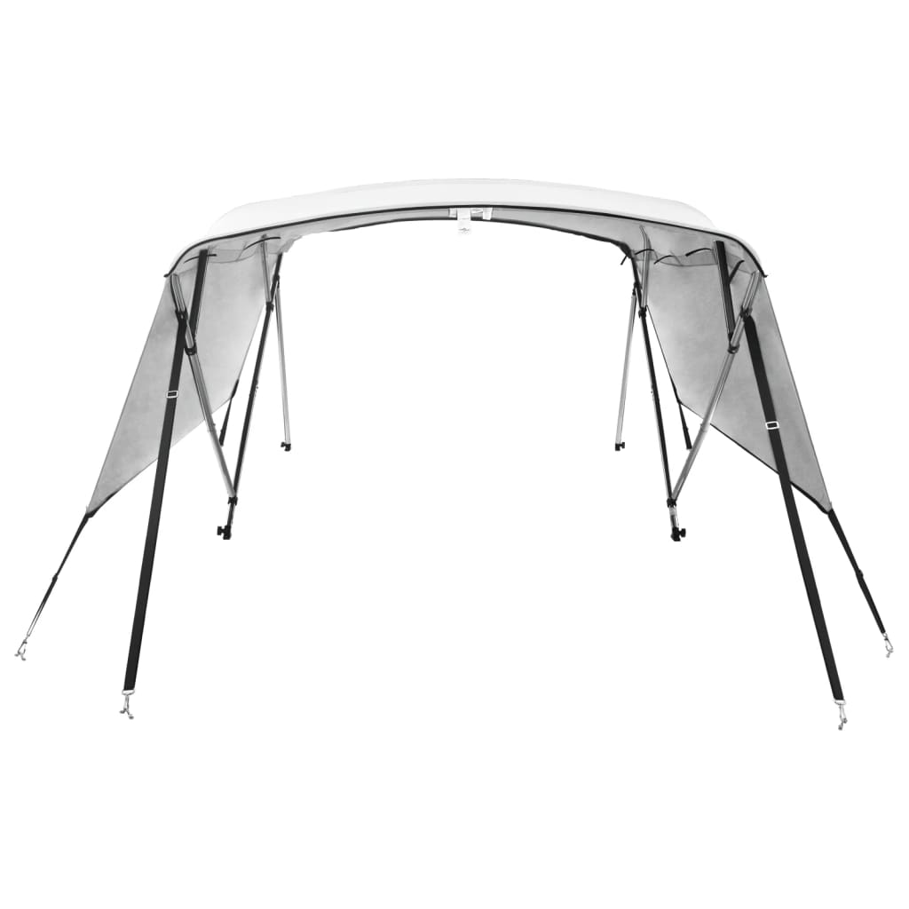 Toldo de 4 arcos Bimini c/ paredes laterais 243x(170-182)x137cm