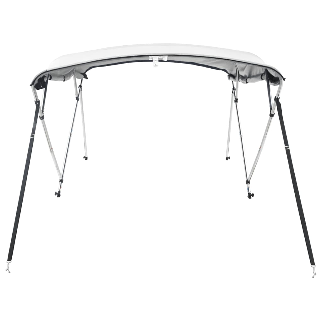 Toldo de 4 arcos Bimini c/ paredes laterais 243x(185-198)x137cm