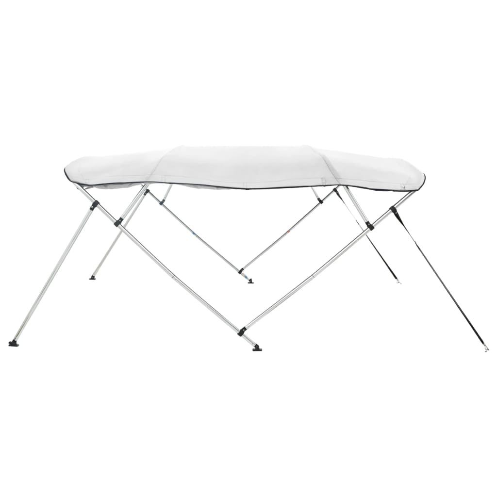 Toldo de 4 arcos Bimini c/ paredes laterais 243x(185-198)x137cm