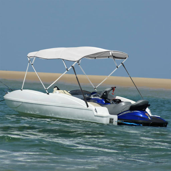 Toldo de 4 arcos Bimini c/ paredes laterais 243x(185-198)x137cm