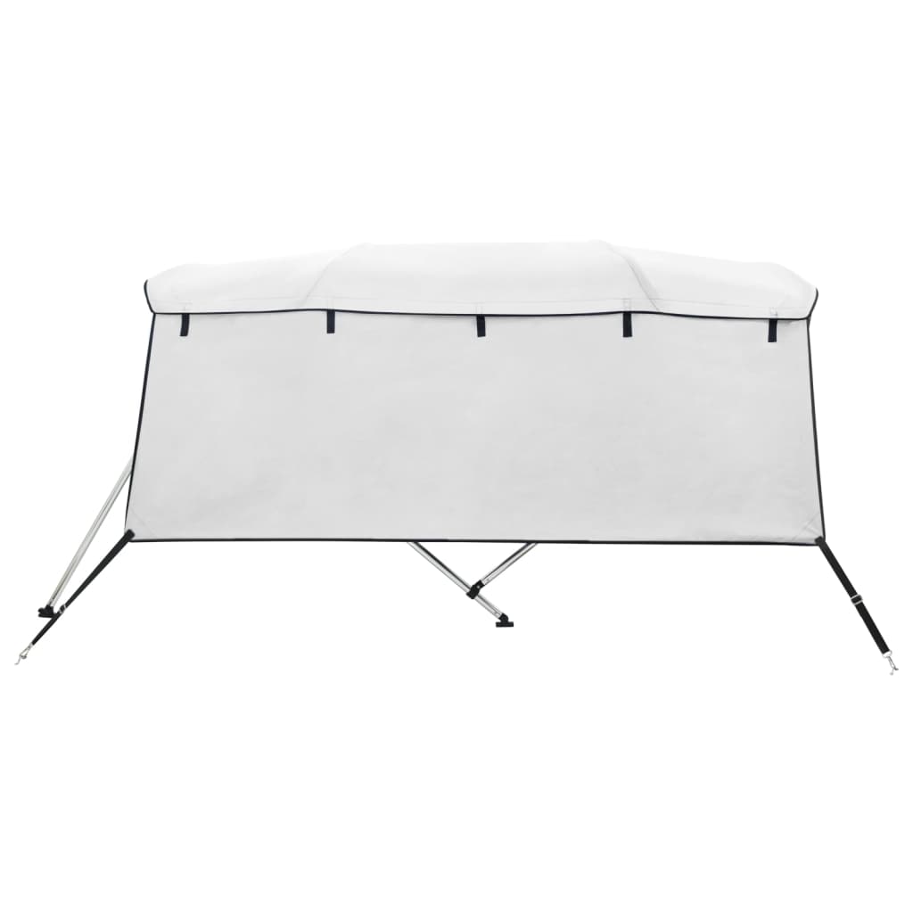 Toldo de 4 arcos Bimini c/ paredes laterais 243x(230-244)x137cm