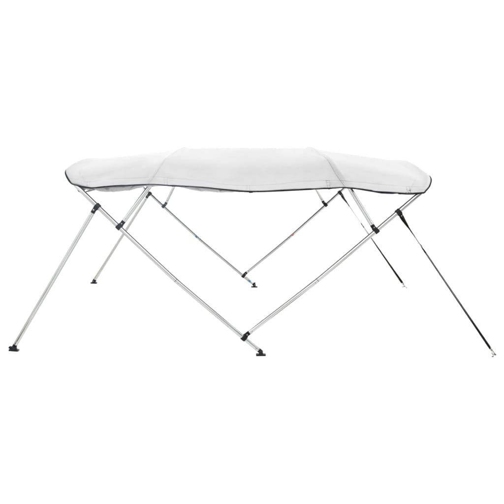 Toldo de 4 arcos Bimini c/ paredes laterais 243x(230-244)x137cm