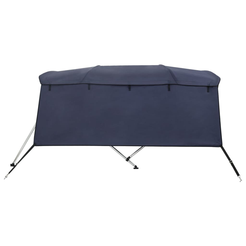 Toldo de 4 arcos Bimini c/ paredes laterais 243x(200-213)x137cm