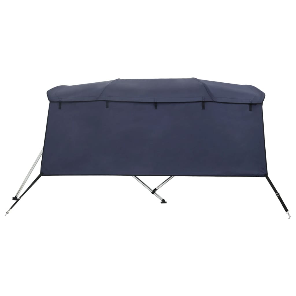 Toldo de 4 arcos Bimini c/ paredes laterais 243x(230-244)x137cm