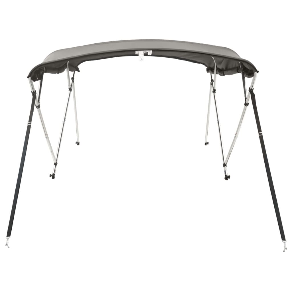 Toldo de 4 arcos Bimini c/ paredes laterais 243x(185-198)x137cm