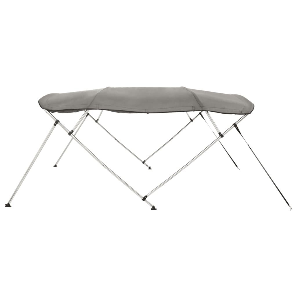 Toldo de 4 arcos Bimini c/ paredes laterais 243x(185-198)x137cm
