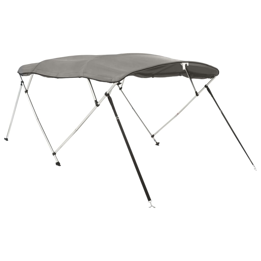 Toldo de 4 arcos Bimini c/ paredes laterais 243x(200-213)x137cm