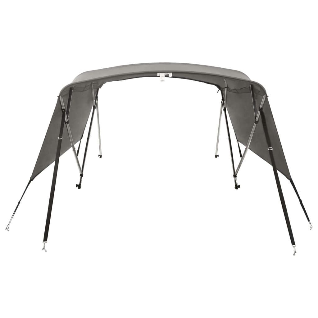 Toldo de 4 arcos Bimini c/ paredes laterais 243x(200-213)x137cm