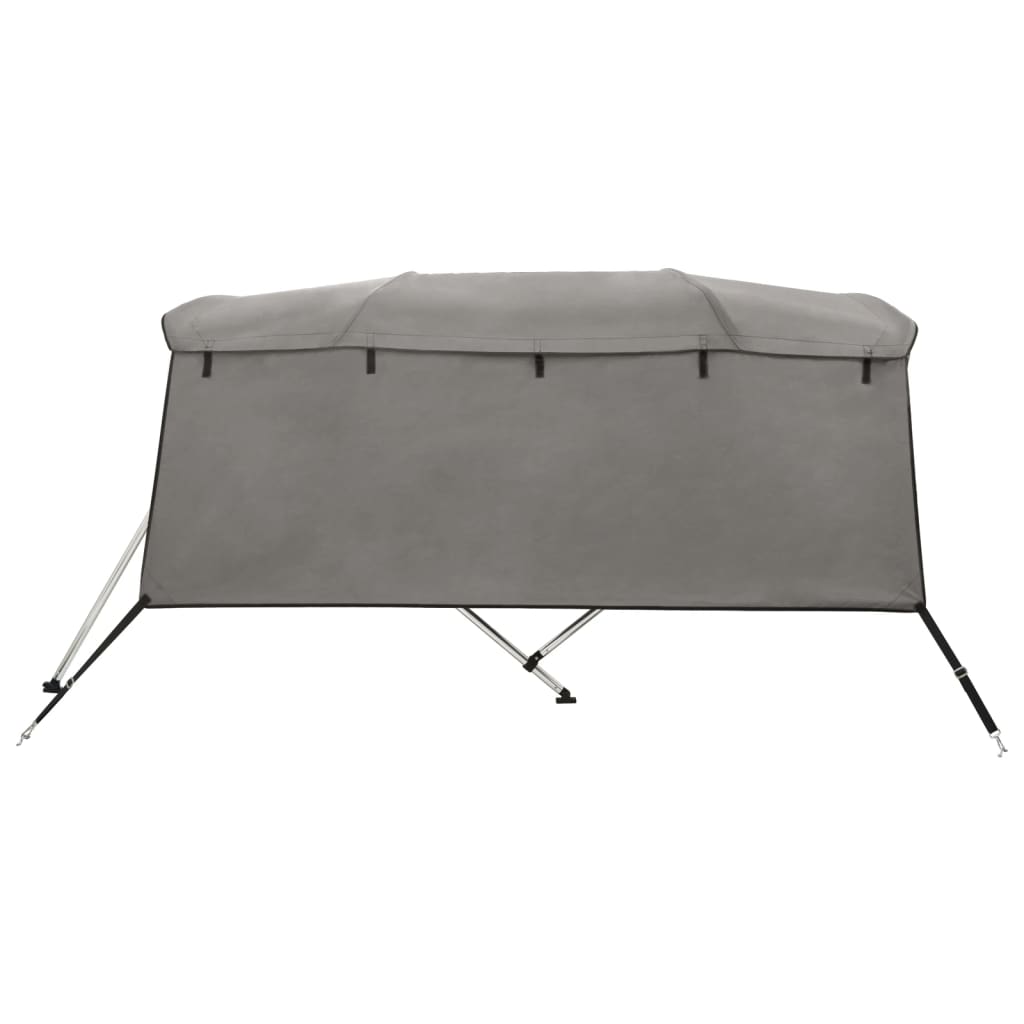 Toldo de 4 arcos Bimini c/ paredes laterais 243x(200-213)x137cm